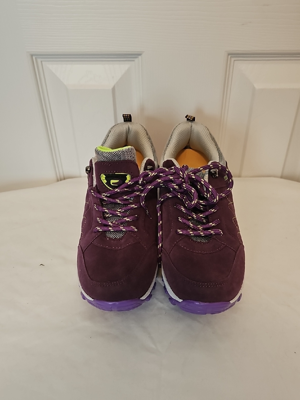 Omega Walk Purple Suede Lace-Up Sneakers